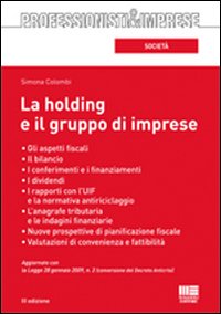La holding e il gruppo di imprese La holding e il gruppo di imprese
