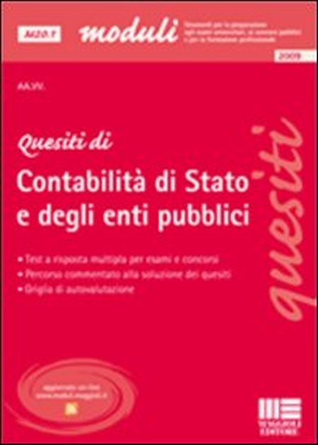 Quesiti di contabilità di stato e degli enti pubblici Quesiti di contabilità di stato e degli enti pubblici