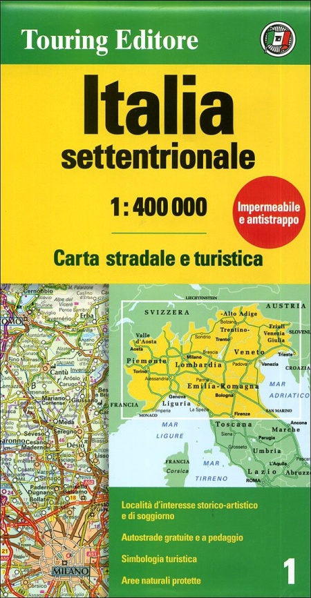 Italia settentrionale 1:400.000 Italia settentrionale 1:400.000