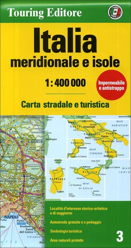 Italia meridionale e isole 1:400.000 Italia meridionale e isole 1:400.000
