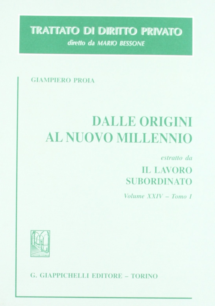 Dalle Origini al Nuovo Millennio. Estratto da Dalle Origini al Nuovo Millennio. Estratto da