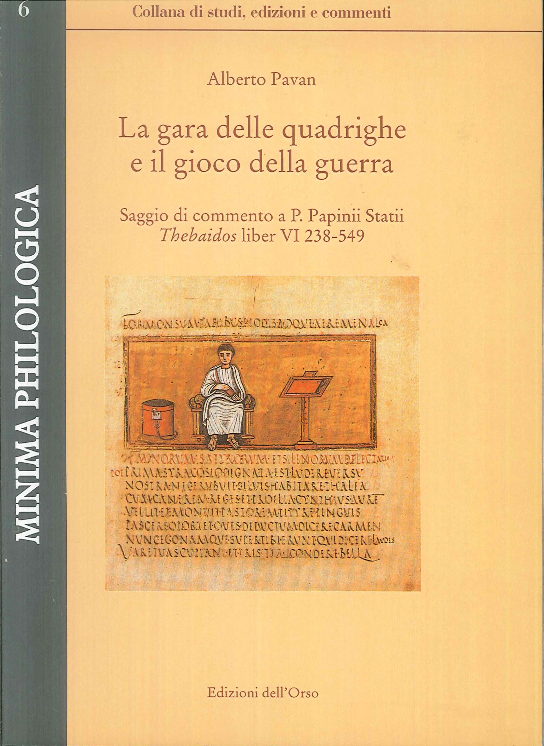 La gara delle quadrighe e il gioco della guerra. Saggio di commentao a 