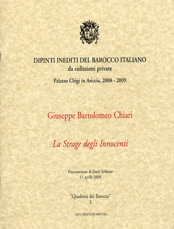 Giuseppe Bartolomeo Chiari. La Strage degli Innocenti Giuseppe Bartolomeo Chiari. La Strage degli Innocenti