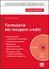 Formulario del Recupero Crediti Formulario del Recupero Crediti