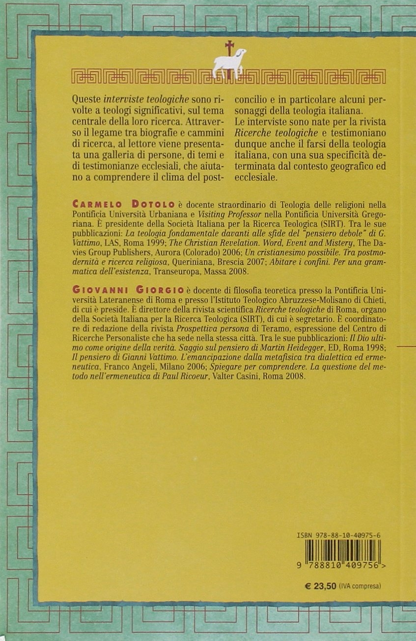Interviste teologiche Interviste teologiche