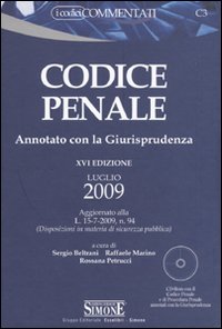 Codice penale. Annotato con la giurisprudenza. Con CD-ROM Codice penale. Annotato con la giurisprudenza. Con CD-ROM