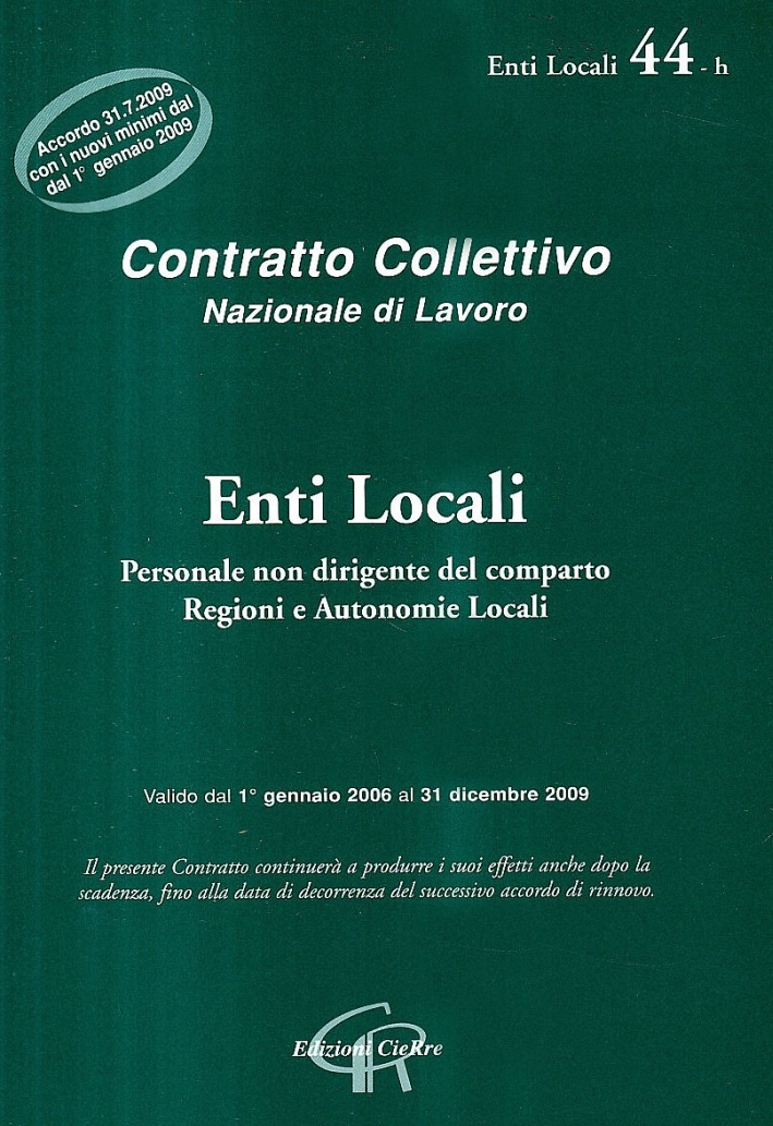 CCNL enti locali CCNL enti locali