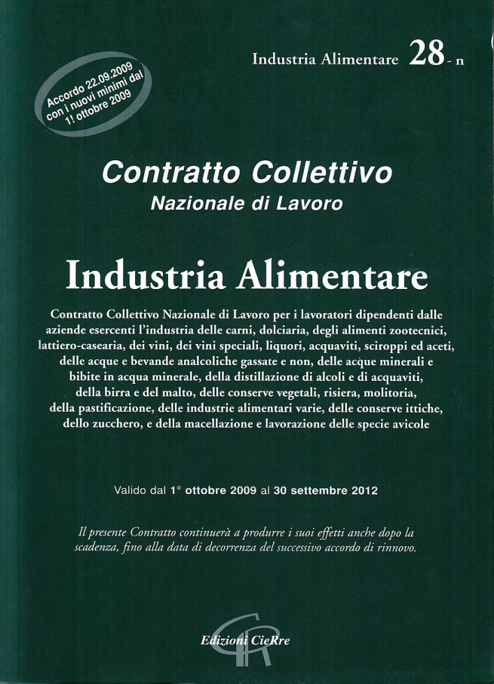 CCNL industria alimentare CCNL industria alimentare