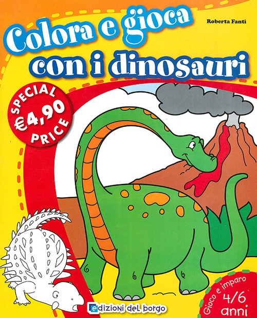 Colora e gioca con i dinosauri. Ediz. illustrata Colora e gioca con i dinosauri. Ediz. illustrata