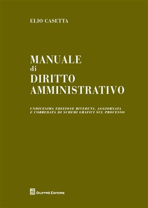 Manuale di diritto amministrativo Manuale di diritto amministrativo
