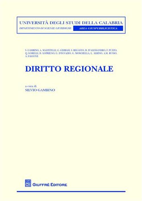 Diritto regionale Diritto regionale