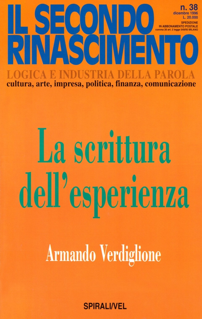La scrittura dell'esperienza La scrittura dell'esperienza