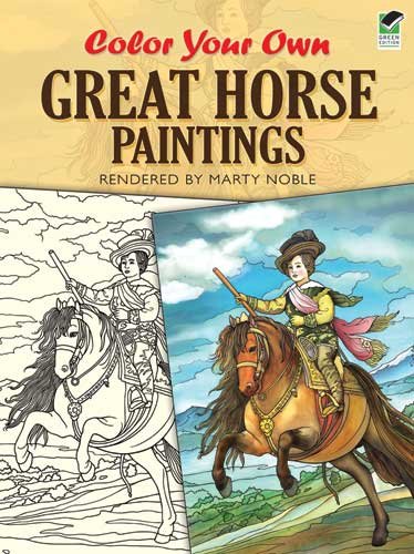Color Your Own Great Horse Paintings Color Your Own Great Horse Paintings