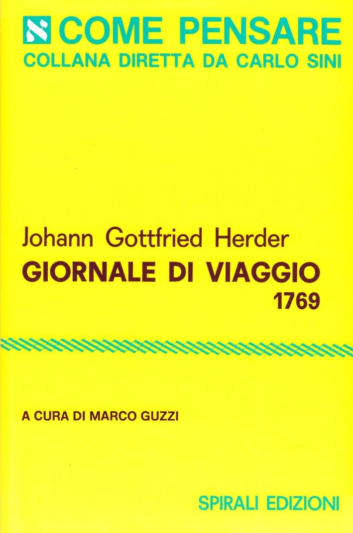 Giornale di viaggio 1769 Giornale di viaggio 1769