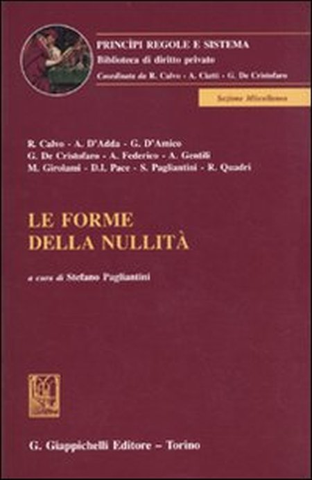 Le forme della nullità. Le forme della nullità.