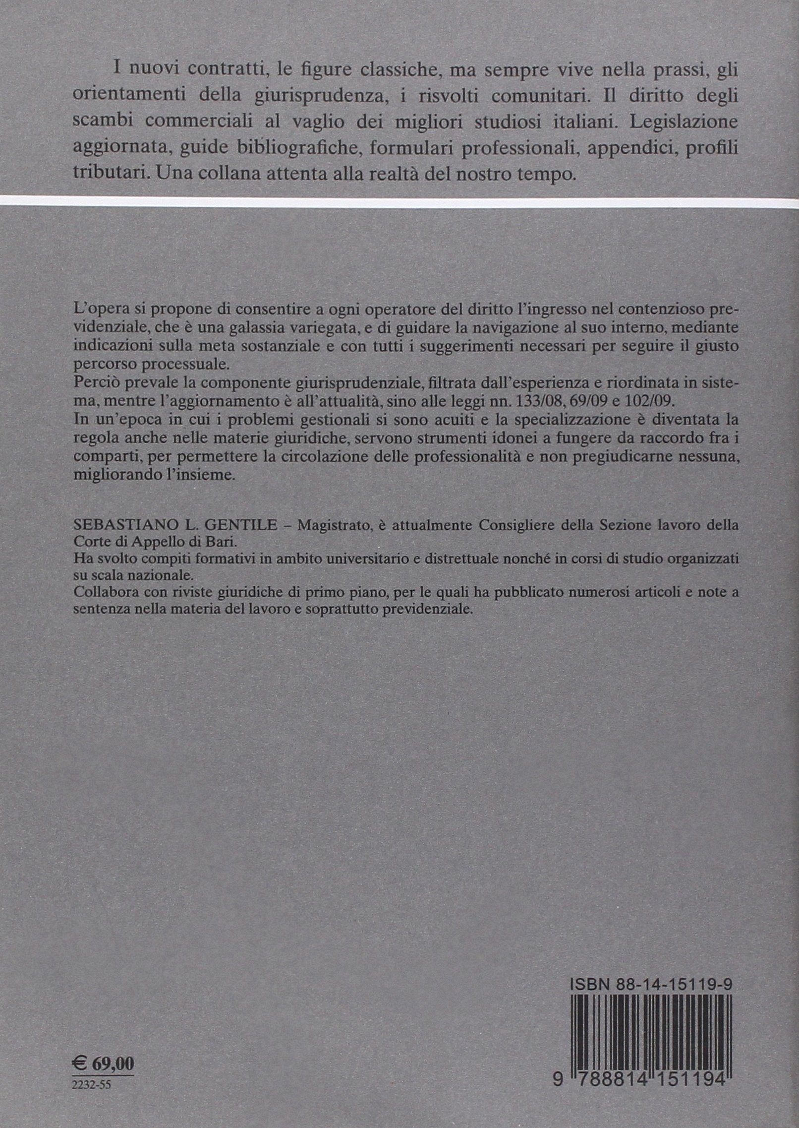 Il processo previdenziale Il processo previdenziale