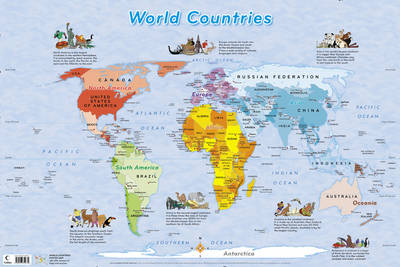 Collins Childrens Pictorial World Map Collins Childrens Pictorial World Map