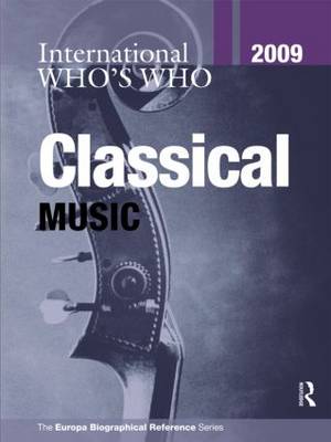 International Who's Who in Classical Music International Who's Who in Classical Music