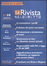 La rivista di Neldiritto (2010). Vol. 1 La rivista di Neldiritto (2010). Vol. 1
