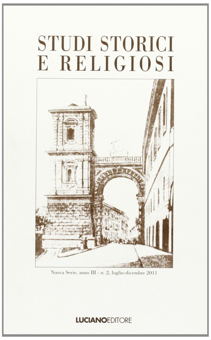 Studi storici e religiosi. Vol. 2 Studi storici e religiosi. Vol. 2