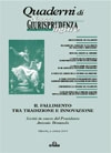 Il Fallimento tra Tradizione e Innovazione. Scritti in Onore del Presidente Antonio di Mundo Il Fallimento tra Tradizione e Innovazione. Scritti in Onore del Presidente Antonio di Mundo