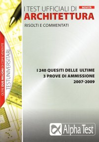 I test ufficiali di architettura 2007-2009