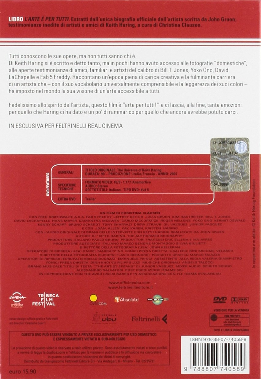 The universe of Keith Haring. DVD. Con libro The universe of Keith Haring. DVD. Con libro