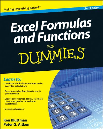 Excel Formulas & Functions For Dummies Excel Formulas & Functions For Dummies