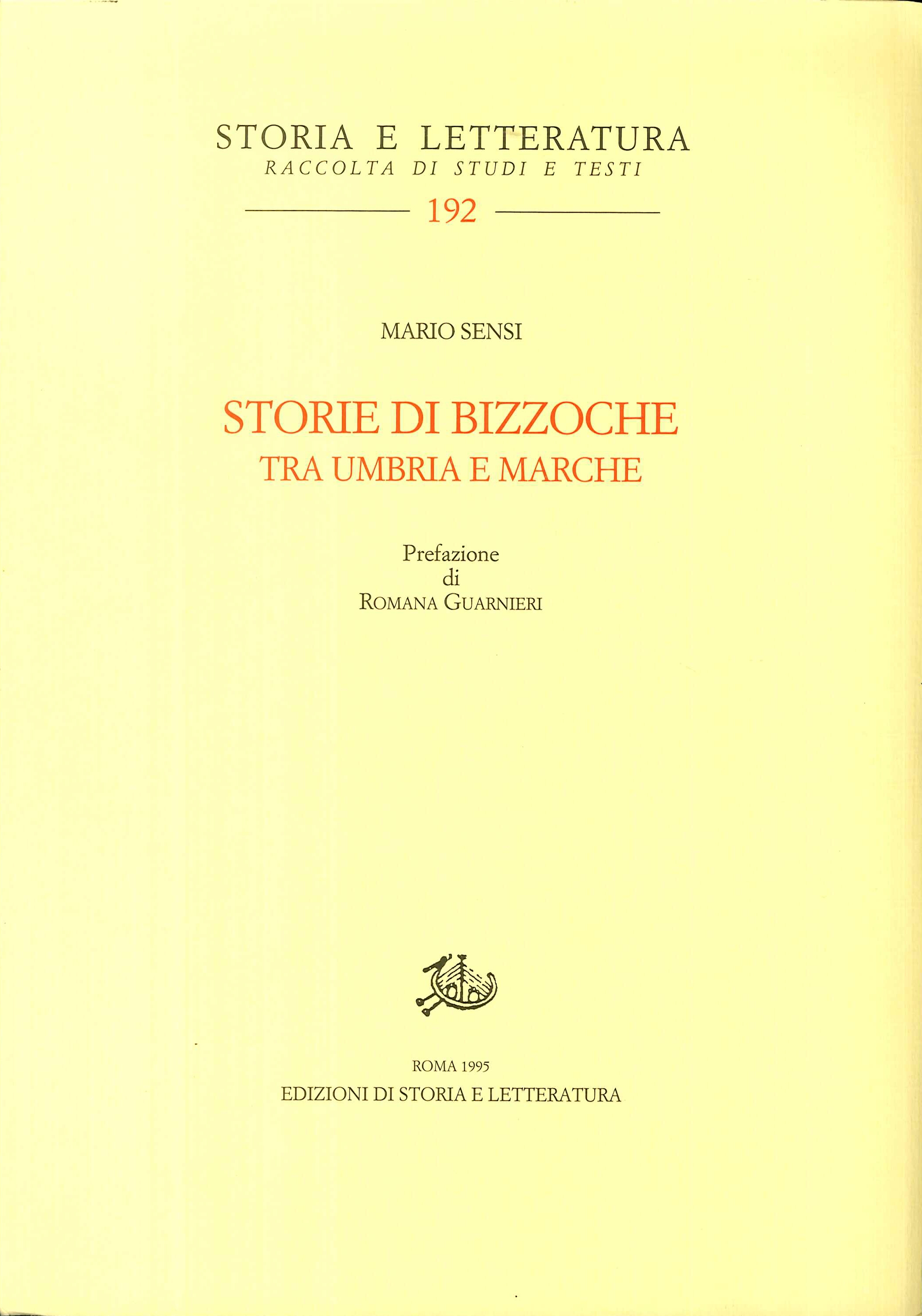 Storie di bizzoche tra Umbria e Marche Storie di bizzoche tra Umbria e Marche