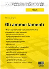 Gli ammortamenti Gli ammortamenti