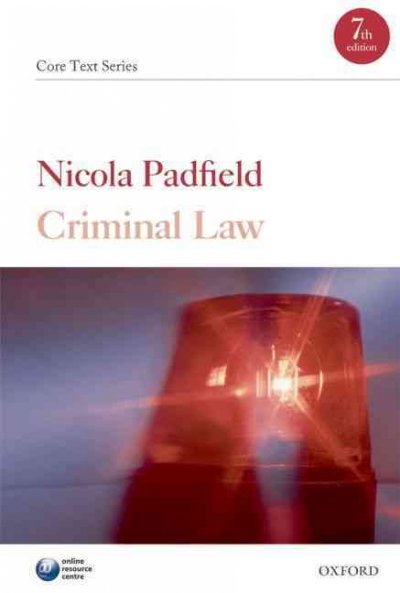 Criminal Law Core Text 7th Criminal Law Core Text 7th