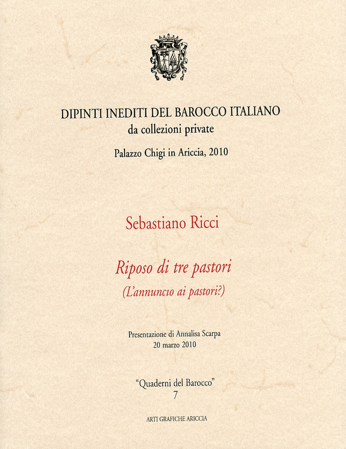 Sebastiano Ricci. Riposo di tre pastori. (L'annuncio ai pastori?) Sebastiano Ricci. Riposo di tre pastori. (L'annuncio ai pastori?)