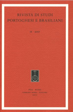 Rivista di studi portoghesi e brasiliani. 8. 2006 Rivista di studi portoghesi e brasiliani. 8. 2006