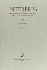 Interpres. Rivista di studi quattrocenteschi (2000). Vol. 19