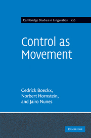 Control as Movement Control as Movement