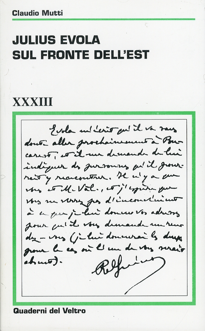 Julius Evla sul fronte dell'est Julius Evla sul fronte dell'est
