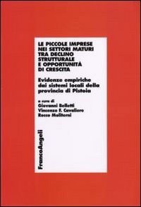 Le piccole imprese nei settori maturi tra declino strutturale e opportunità di crescita. Evidenze empiriche dai sistemi locali della provincia di Pistoia Le piccole imprese nei settori maturi tra declino strutturale e opportunità di crescita. Evidenze empiriche dai sistemi locali della provincia di Pistoia