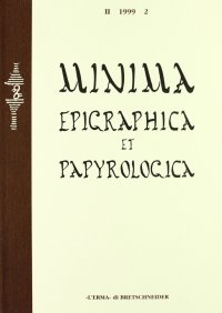 Minima epigraphica et papyrologica. Anno II. Vol. 2