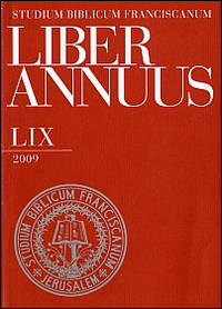 Liber Annuus 2009. Liber Annuus 2009.