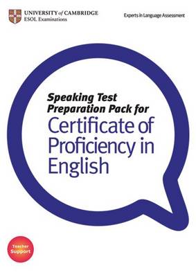 Speaking Test Preparation Pack for CPE Speaking Test Preparation Pack for CPE