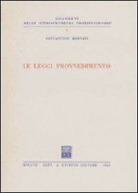 Le leggi provvedimento. Le leggi provvedimento.