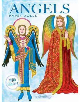 Angels Paper Dolls. With Glitter! Angels Paper Dolls. With Glitter!