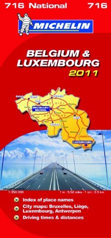 Belgium & Luxembourg National Map 2011 Belgium & Luxembourg National Map 2011