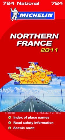 Northern France National Map 2011 Northern France National Map 2011