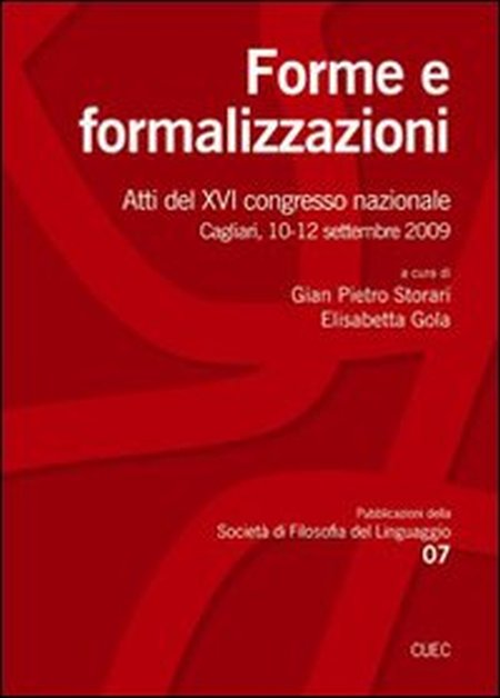 Forme e Formalizzazioni Forme e Formalizzazioni