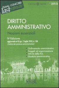 Diritto amministrativo. Nozioni essenziali Diritto amministrativo. Nozioni essenziali