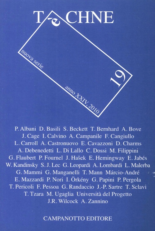 Techne. Nuova Serie. Anno XXIV, 2010. Vol. 19 Techne. Nuova Serie. Anno XXIV, 2010. Vol. 19
