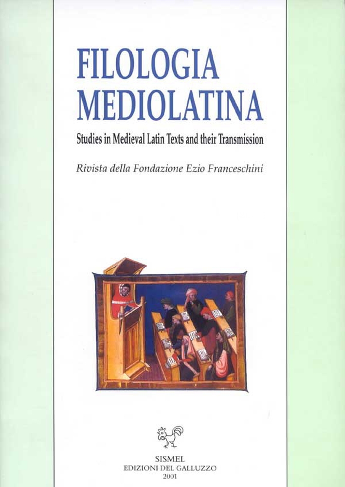 Filologia Mediolatina. XVII Filologia Mediolatina. XVII