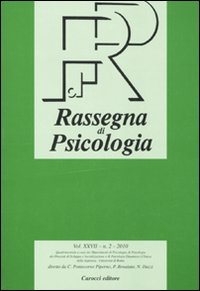 Rassegna di psicologia (2010). Vol. 2 Rassegna di psicologia (2010). Vol. 2