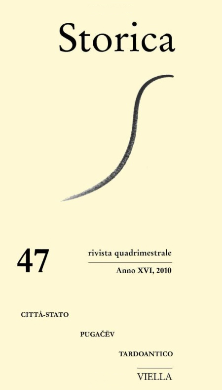 Storica (2010). Vol. 47 Storica (2010). Vol. 47